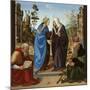 Visitation with St. Nicholas and St. Anthony Abbot, c.1490-Piero di Cosimo-Mounted Giclee Print
