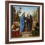 Visitation with St. Nicholas and St. Anthony Abbot, c.1490-Piero di Cosimo-Framed Giclee Print