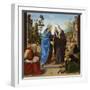 Visitation with St. Nicholas and St. Anthony Abbot, c.1490-Piero di Cosimo-Framed Giclee Print