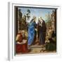 Visitation with St. Nicholas and St. Anthony Abbot, c.1490-Piero di Cosimo-Framed Giclee Print