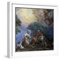 Visitation-Giuseppe Bonito-Framed Giclee Print