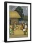 Visite d'un prince à un saint homme-null-Framed Giclee Print