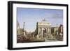 Visite de Napoléon Ier à Venise du 28 novembre au 8 décembre 1807: Entrée d-Giuseppe Borsato-Framed Giclee Print