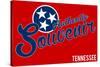 Visited Tennessee - Authentic Souvenir-Lantern Press-Stretched Canvas