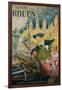 Visitez Rouen, circa 1910-P. Bonnet-Framed Giclee Print