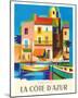 Visitez (Visit) La Cote D'Azur - France - French Riviera-Jacques Nathan-Garamond-Mounted Giclee Print