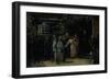 Visiting a Hermit, 1870S-Vasili Grigoryevich Perov-Framed Giclee Print