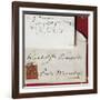 Visiting Card and Envelope of Giuseppe Verdi-null-Framed Giclee Print