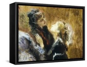 Visiting College-Tranquillo Cremona-Framed Stretched Canvas