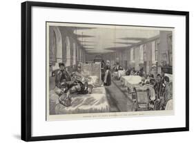 Visiting Day at Guy's Hospital, in the Accident Ward-William Small-Framed Giclee Print