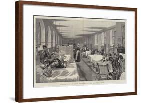 Visiting Day at Guy's Hospital, in the Accident Ward-William Small-Framed Giclee Print