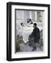 Visiting Day at the Hospital, 1893-Henry Jules Jean Geoffroy-Framed Giclee Print