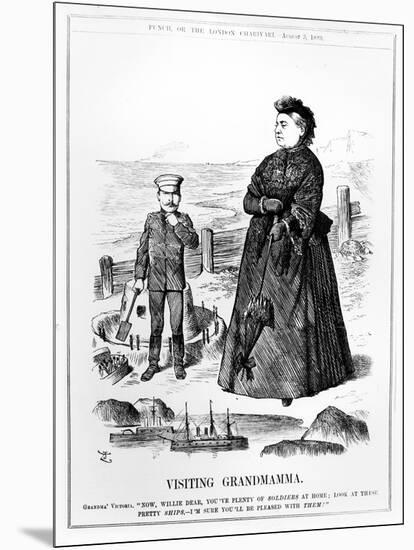 Visiting Grandmamma, Illustration from 'Punch', Published August 3 1889-John Tenniel-Mounted Giclee Print