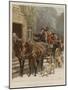 Visiting Grandpapa at Christmas-John Charlton-Mounted Giclee Print