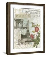 Visiting Paris-Jennifer Goldberger-Framed Art Print