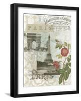 Visiting Paris-Jennifer Goldberger-Framed Art Print