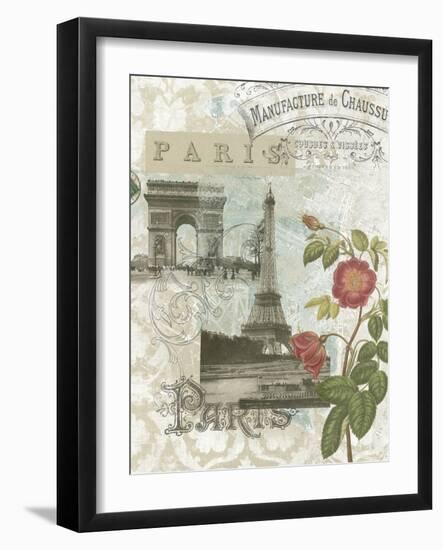 Visiting Paris-Jennifer Goldberger-Framed Art Print