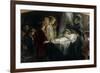 Visiting the Dead Little Girl (Visita Alla Piccola Morta)-Demetrio Cosola-Framed Giclee Print