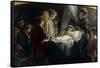 Visiting the Dead Little Girl (Visita Alla Piccola Morta)-Demetrio Cosola-Framed Stretched Canvas