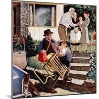 "Visiting the Grandparents", August 3, 1957-Amos Sewell-Mounted Giclee Print