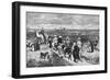 Visiting the Pyramids-Walter Paget-Framed Art Print