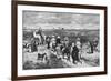 Visiting the Pyramids-Walter Paget-Framed Premium Giclee Print
