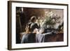 Visiting the Studio-Frans Mortelmans-Framed Giclee Print