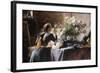 Visiting the Studio-Frans Mortelmans-Framed Giclee Print