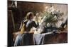 Visiting the Studio-Frans Mortelmans-Mounted Giclee Print