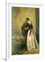 Visiting the Tomb of Romeo and Juliet, 1861-1862-Tranquillo Cremona-Framed Giclee Print