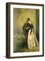 Visiting the Tomb of Romeo and Juliet, 1861-1862-Tranquillo Cremona-Framed Giclee Print