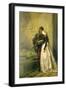 Visiting the Tomb of Romeo and Juliet, 1861-1862-Tranquillo Cremona-Framed Giclee Print