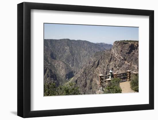 Visitor at Painted Wall View Point-Richard-Framed Photographic Print