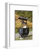 Visitor mine dark ground close Wieden, Black Forest, Baden-Wurttemberg, Germany-Markus Lange-Framed Photographic Print