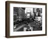 Visitors and Residents of New York City Spend Their Time Window-Shopping Around the Times Square-null-Framed Photographic Print