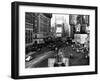 Visitors and Residents of New York City Spend Their Time Window-Shopping Around the Times Square-null-Framed Photographic Print