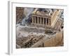 Visitors are Seen Outside the Ancient Parthenon Temple-null-Framed Photographic Print