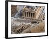 Visitors are Seen Outside the Ancient Parthenon Temple-null-Framed Photographic Print