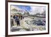 Visitors at an Active Andesite Stratovolcano on White Island, North Island, New Zealand, Pacific-Michael Nolan-Framed Photographic Print