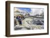 Visitors at an Active Andesite Stratovolcano on White Island, North Island, New Zealand, Pacific-Michael Nolan-Framed Photographic Print