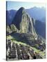 Visitors at the Ancient Ruins of Machu Picchu, Andes Mountains, Peru-Keren Su-Stretched Canvas