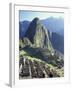 Visitors at the Ancient Ruins of Machu Picchu, Andes Mountains, Peru-Keren Su-Framed Premium Photographic Print