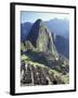 Visitors at the Ancient Ruins of Machu Picchu, Andes Mountains, Peru-Keren Su-Framed Premium Photographic Print