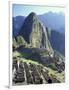 Visitors at the Ancient Ruins of Machu Picchu, Andes Mountains, Peru-Keren Su-Framed Photographic Print