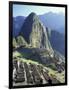 Visitors at the Ancient Ruins of Machu Picchu, Andes Mountains, Peru-Keren Su-Framed Photographic Print