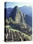 Visitors at the Ancient Ruins of Machu Picchu, Andes Mountains, Peru-Keren Su-Stretched Canvas