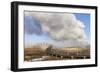 Visitors at the Gunnuhver Geothermal Area on Reykjanes Peninsula During Winter. Iceland-Martin Zwick-Framed Photographic Print