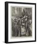 Visitors at the Loan Collection of Pictures at the Guildhall-Charles Paul Renouard-Framed Giclee Print