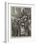 Visitors at the Loan Collection of Pictures at the Guildhall-Charles Paul Renouard-Framed Giclee Print