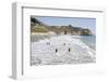 Visitors Enjoying the Ocean, Avila Beach, California, USA-Cindy Miller Hopkins-Framed Photographic Print